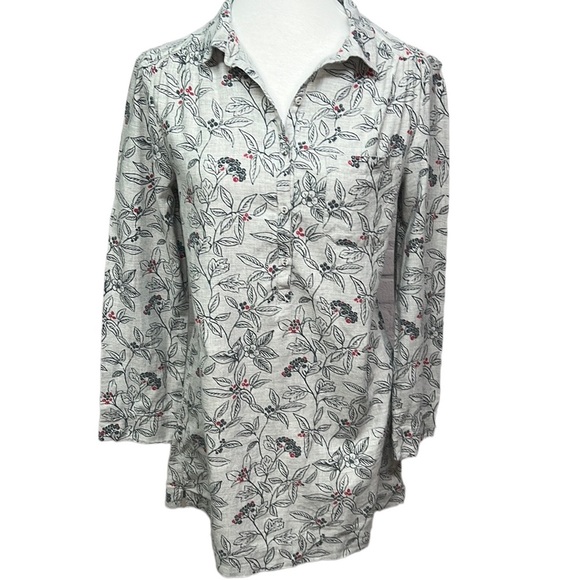 Seasalt Cornwall Twigs Design Tunic Blouse - Picture 1 of 6